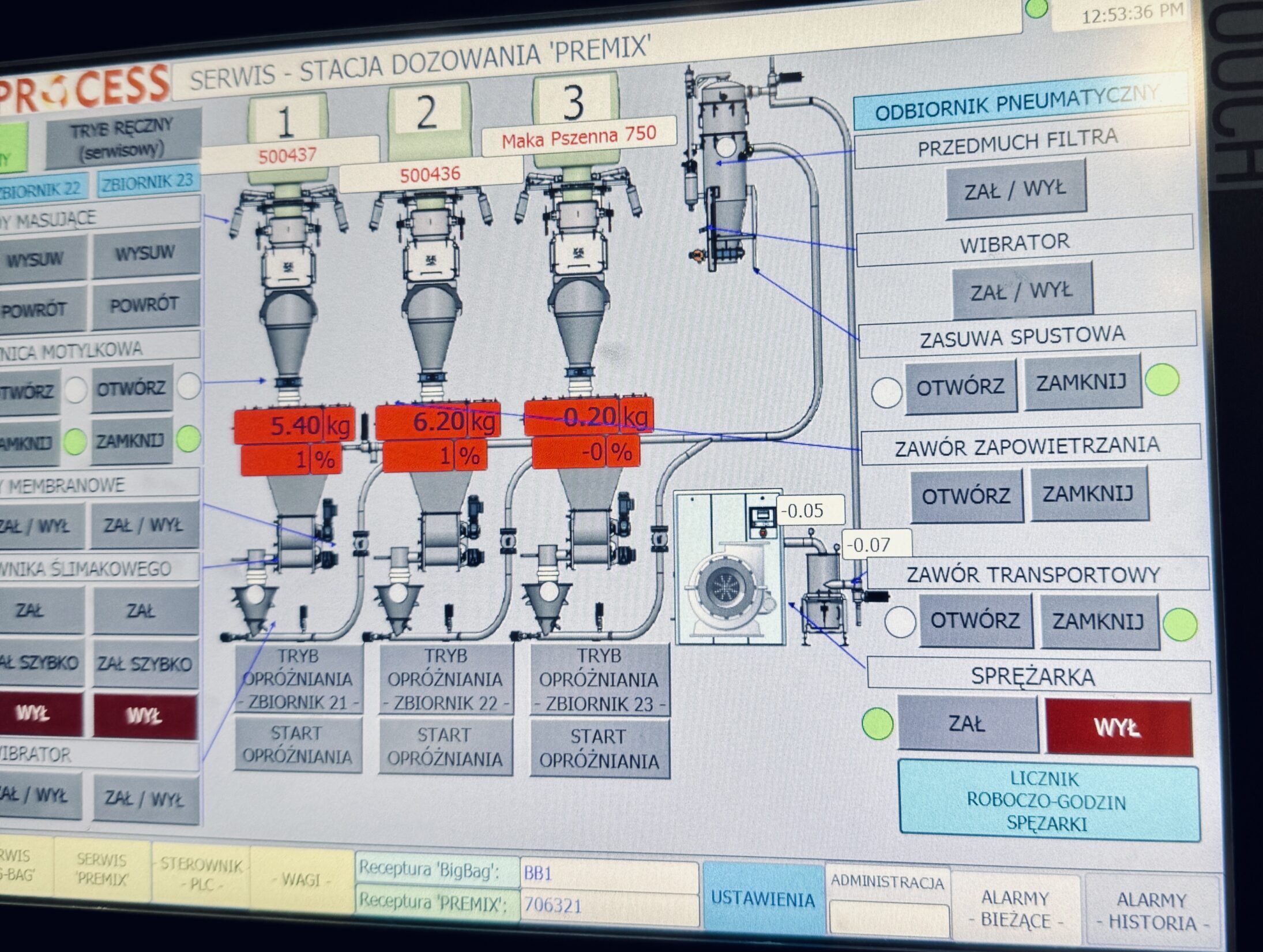 Systemy sterowania i wizualizacji procesów – szafy sterownicze, HMI, SCADA