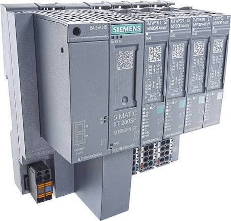 Stacja Siemens SIMATIC ET 200SP z modułami wagowymi SIWAREX WP321
